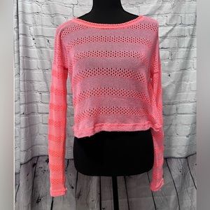 Live Love Dream coral summer sweater